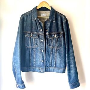 Ralph Lauren Polo Dungaree Dark Blue Jean Jacket - Like New - Medium